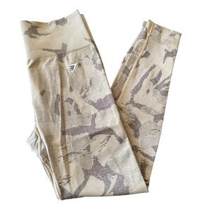 Gymshark Yellow Camo Leggings